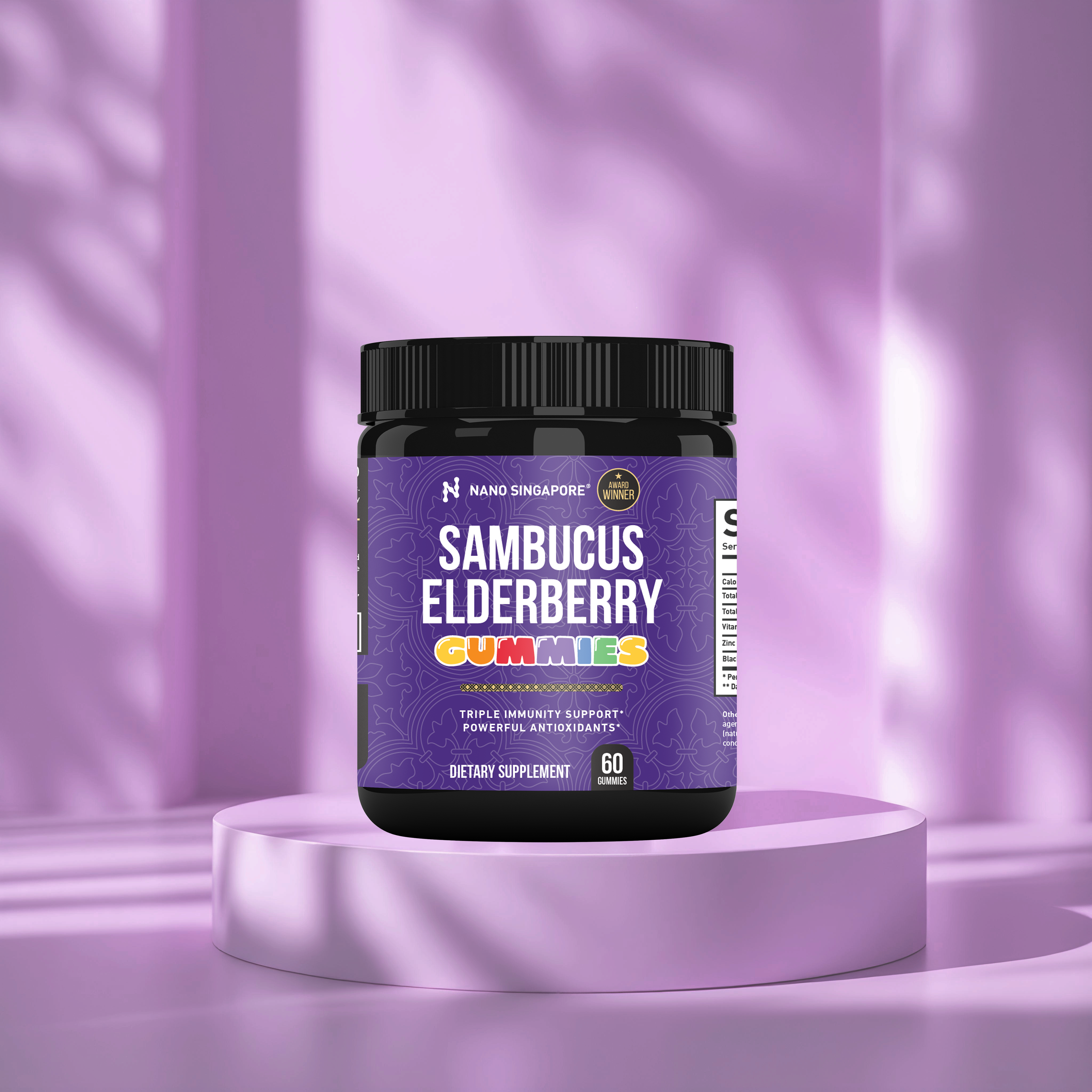 Elderberry with Vitamin C & Zinc Gummies | Best Elderberry Gummy
