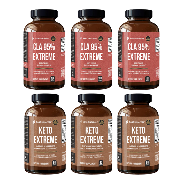 [Value Bundle] CLA 95% Extreme + Keto Extreme - Powerhouse Weight Management Duo
