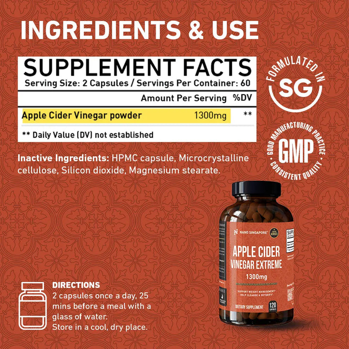 Apple Cider Vinegar Extreme Nano Singapore