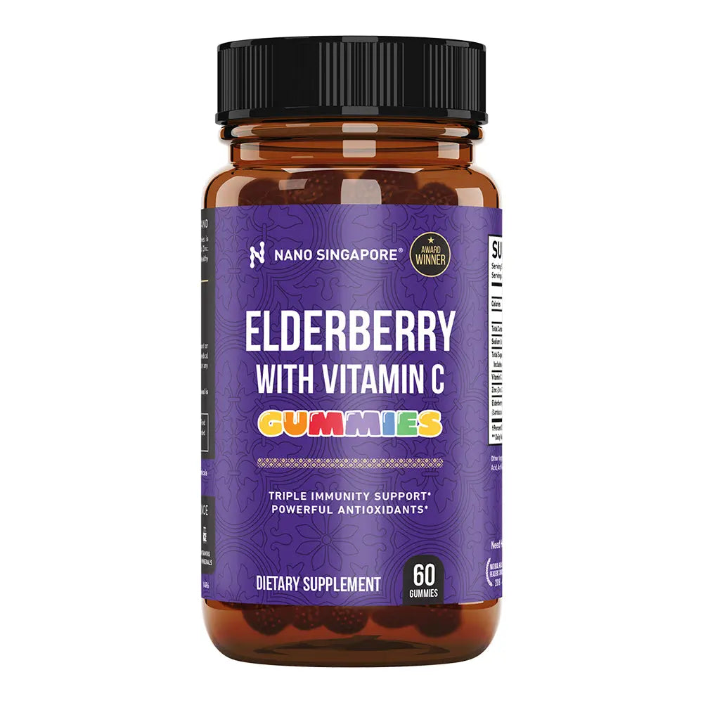 Elderberry with Vitamin C & Zinc Gummies Nano Singapore