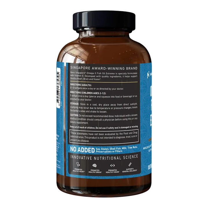 Omega-3 Fish Oil Extreme - 250ct Nano Singapore