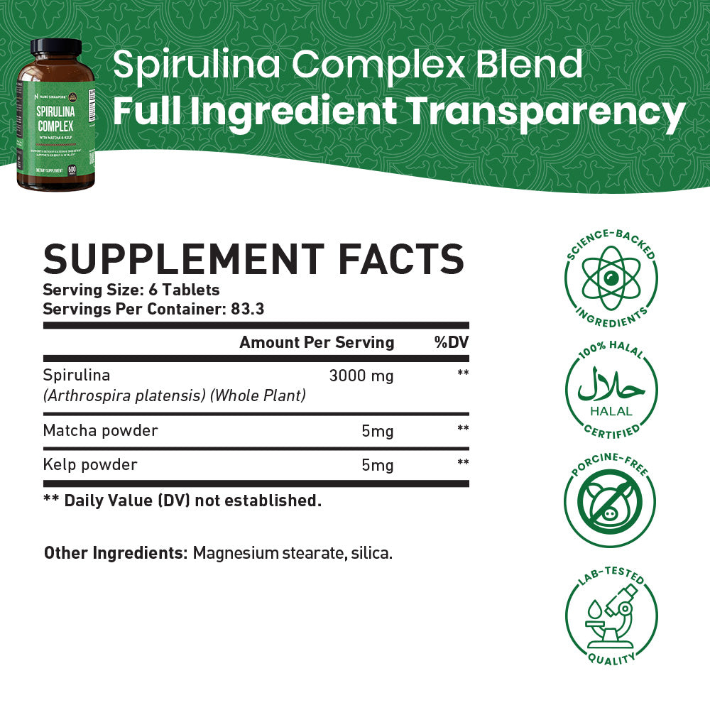 Spirulina Complex - 500ct