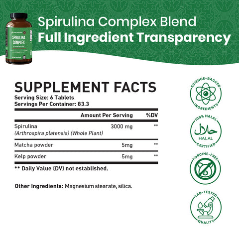 Spirulina Complex - 500ct