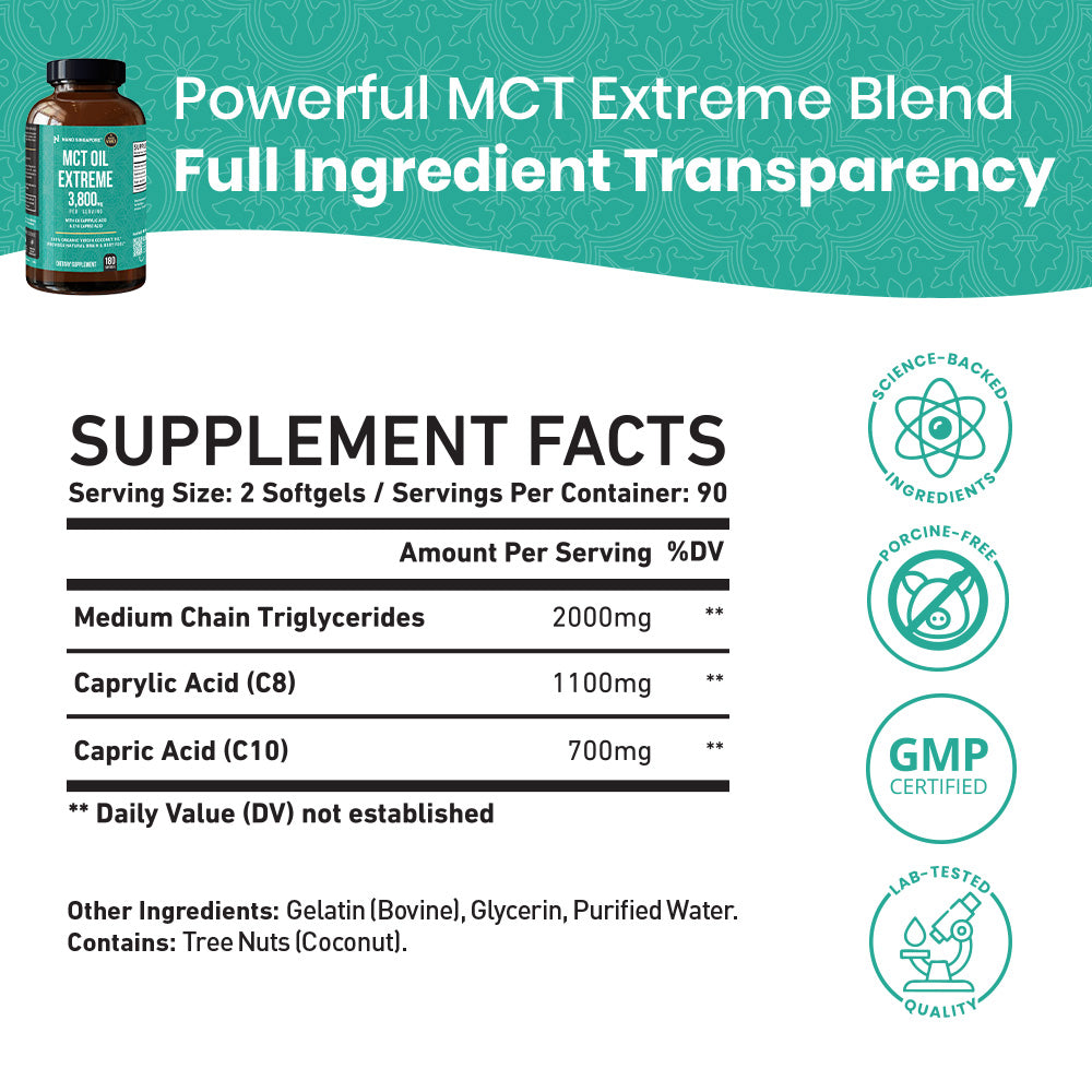 MCT Oil Extreme - 180ct