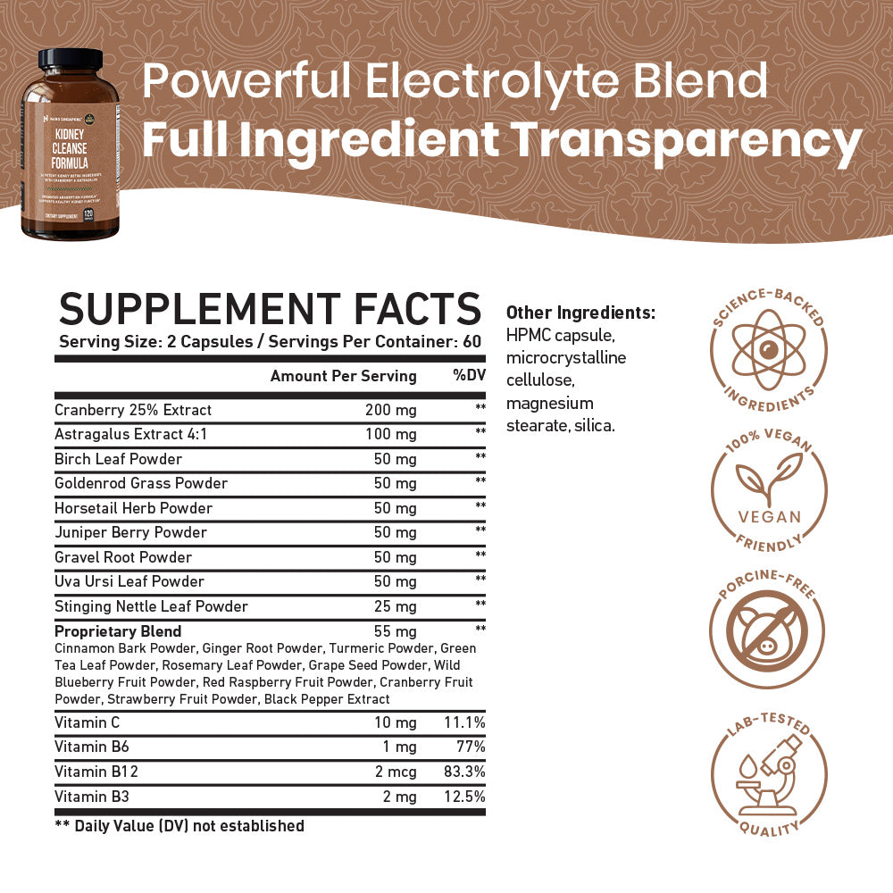 Kidney Cleanse Formula - 120ct