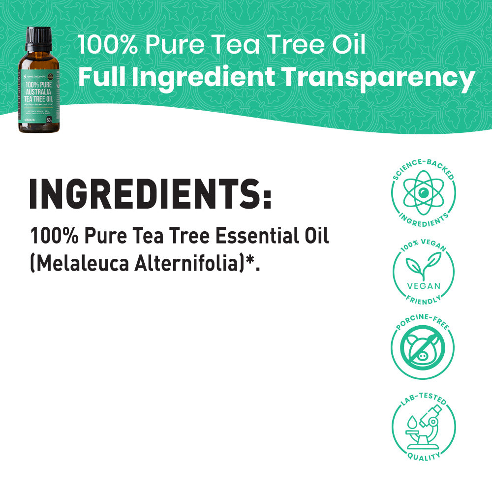 100% Pure Australia Tea Tree Oil - 50ml