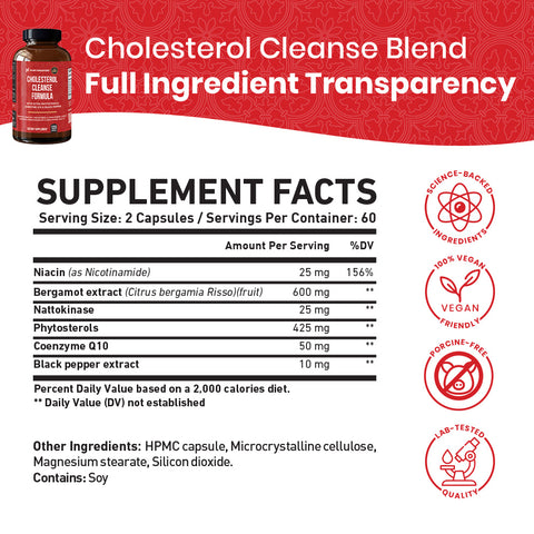 Cholesterol Cleanse Formula - 60ct