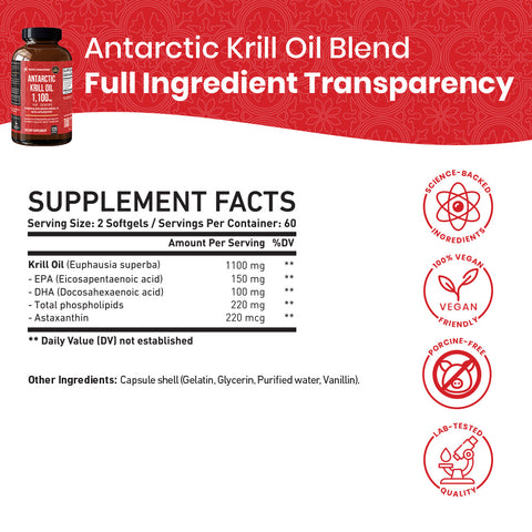 Antarctic Krill Oil  - 120ct