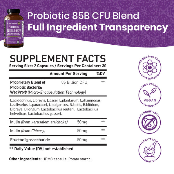 Probiotics 85B Formula - 60ct