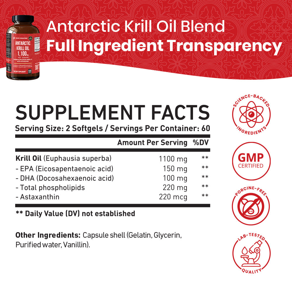 Antarctic Krill Oil  - 120ct