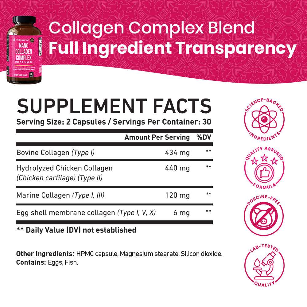 Nano Collagen Complex - 60ct