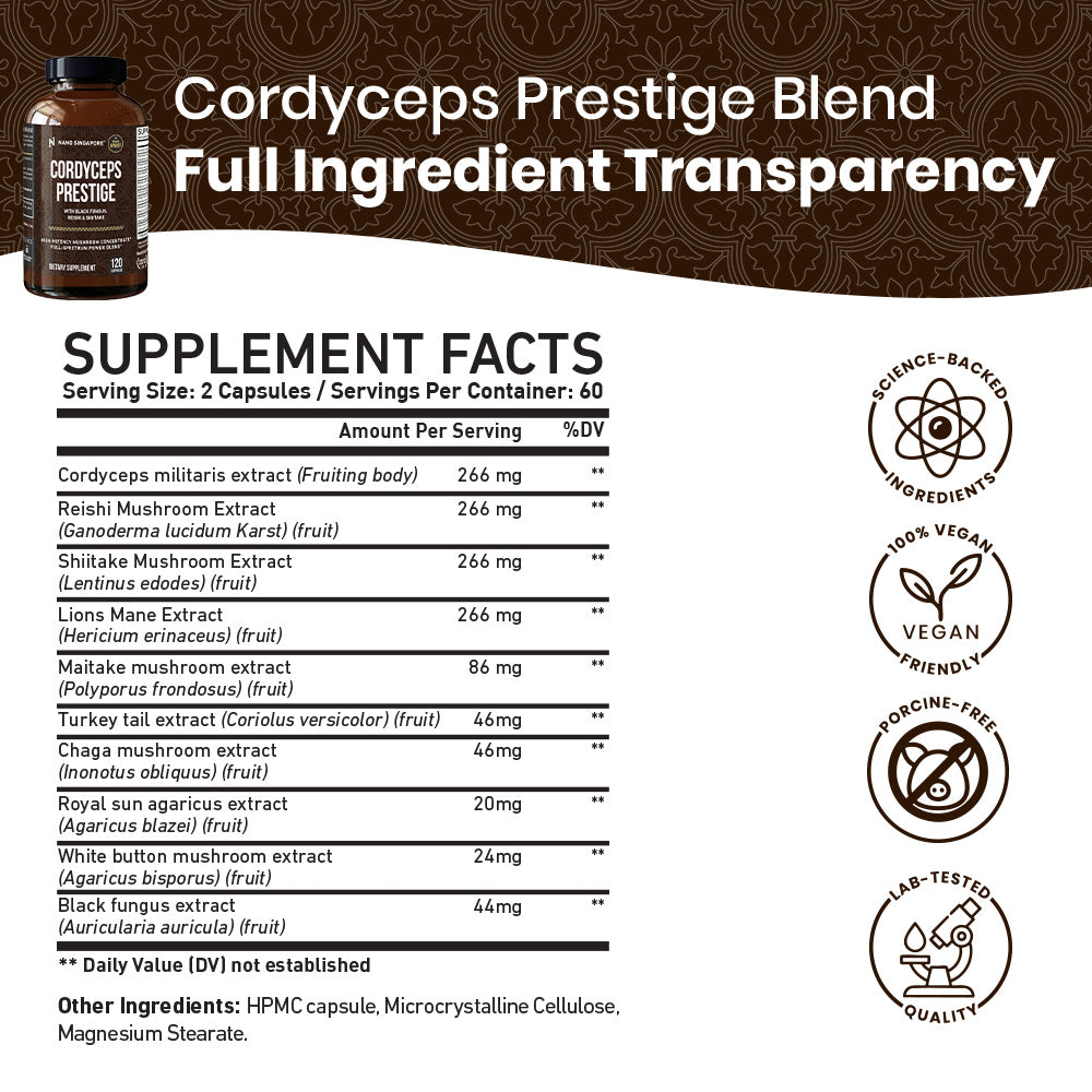 Cordyceps Prestige - 120ct