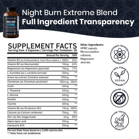Night Burn Extreme - 60ct