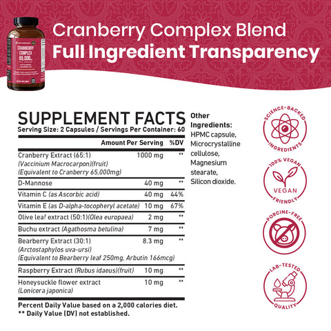 Cranberry Complex - 120ct