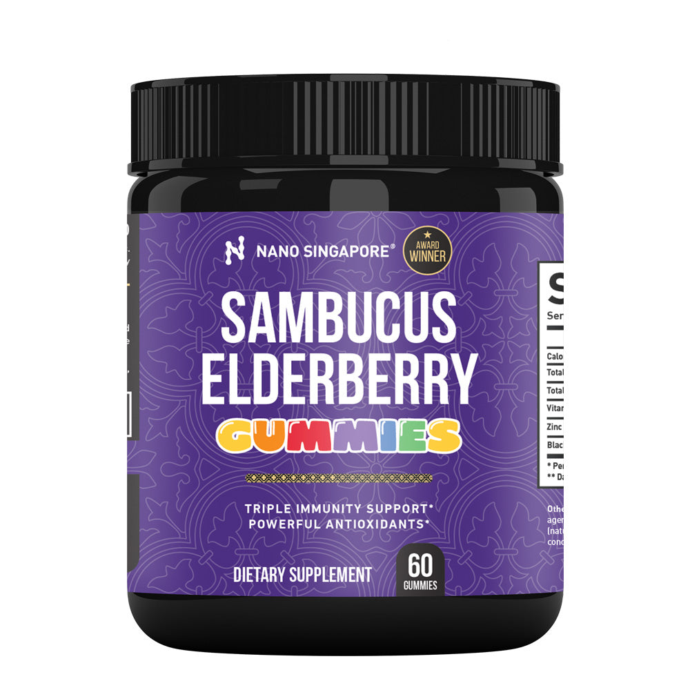 Sambucus Elderberry with Vitamin C & Zinc Gummies - 60ct