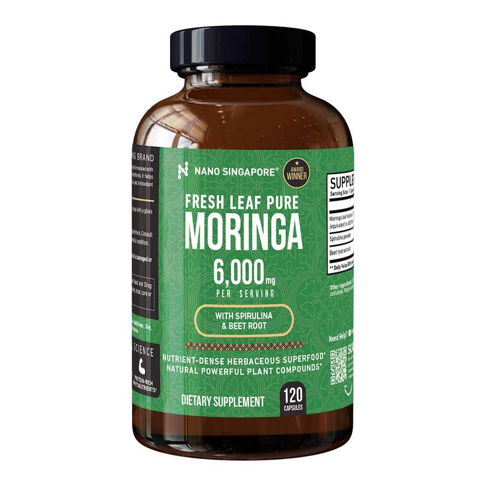 Fresh Leaf Pure Moringa 6,000mg - 120ct
