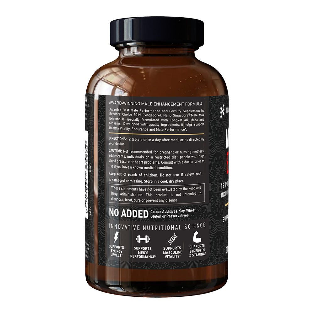 Male Max Extreme Tongkat Ali - 60ct