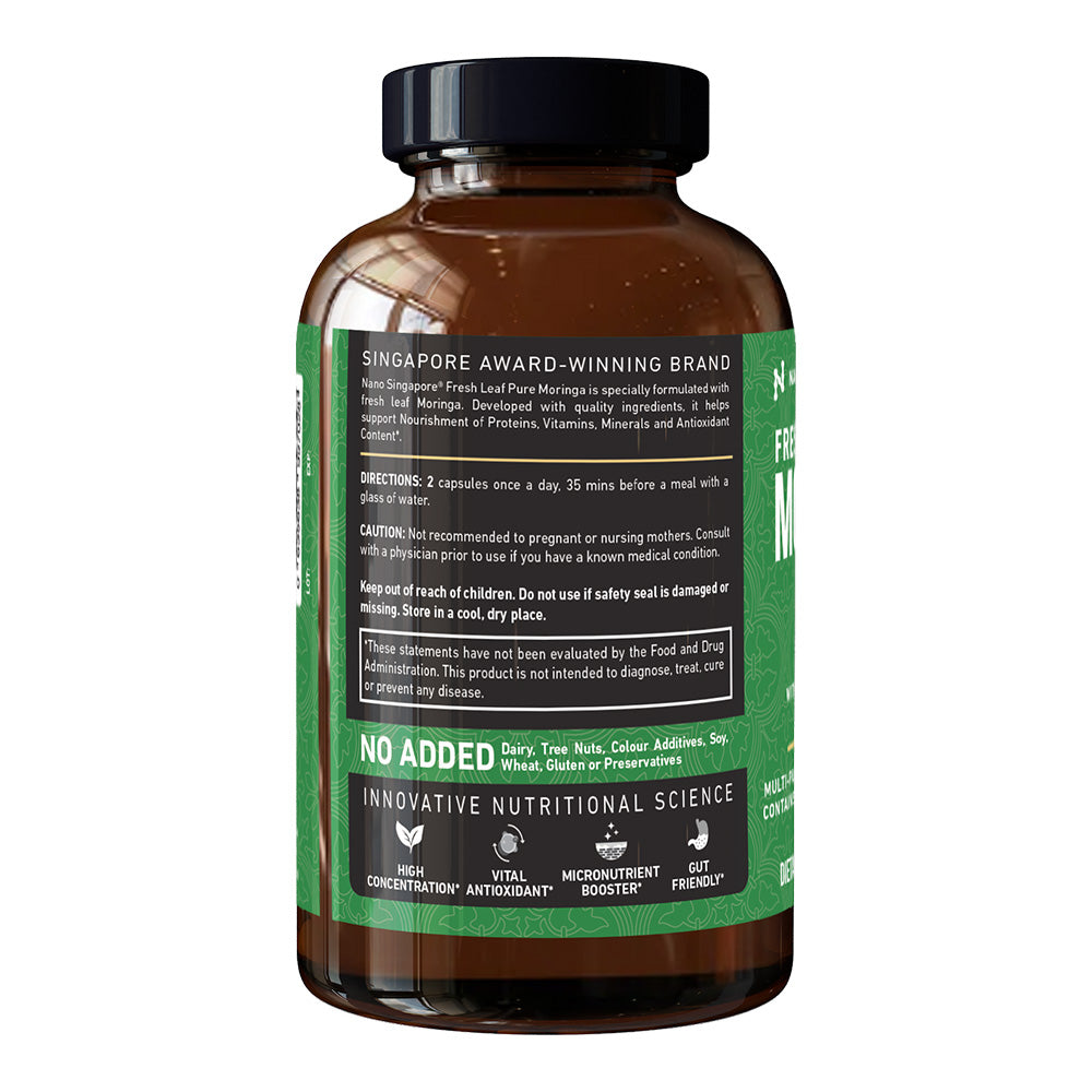 Fresh Leaf Pure Moringa 1,100mg - 120ct