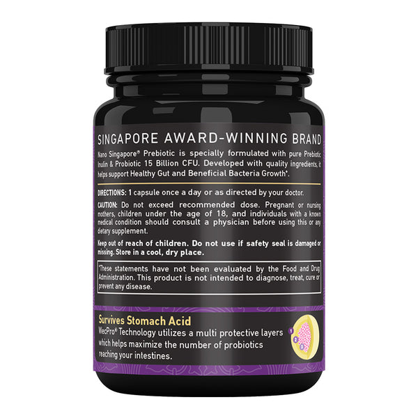 Prebiotic with Probiotics 15B CFU - 30ct