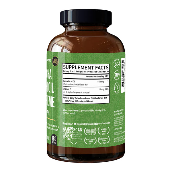 Sacha Inchi Oil Extreme - 180ct