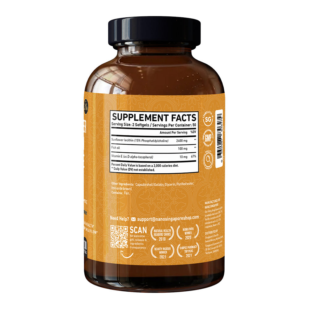 Sunflower Lecithin Extreme - 100ct