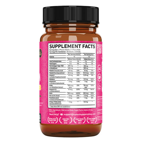 Nano Collagen Gummies - 60ct