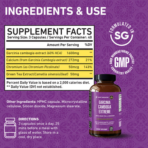 Garcinia Cambogia Extreme - 120ct