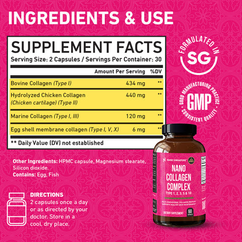 Nano Collagen Complex - 60ct