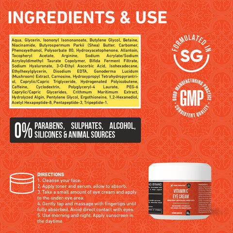 [1-FOR-1 DEALS] Vitamin C Eye Cream - 30g
