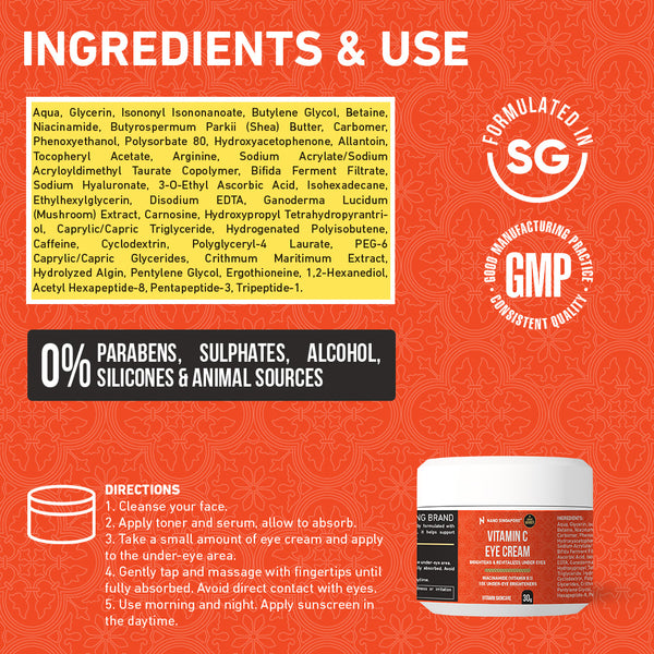 [1-FOR-1 DEALS] Vitamin C Eye Cream - 30g