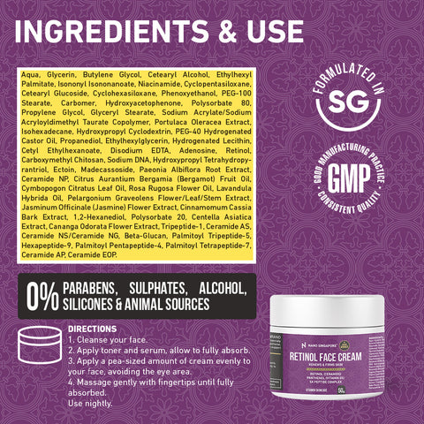 [1-FOR-1 DEALS] Retinol Face Cream - 50g