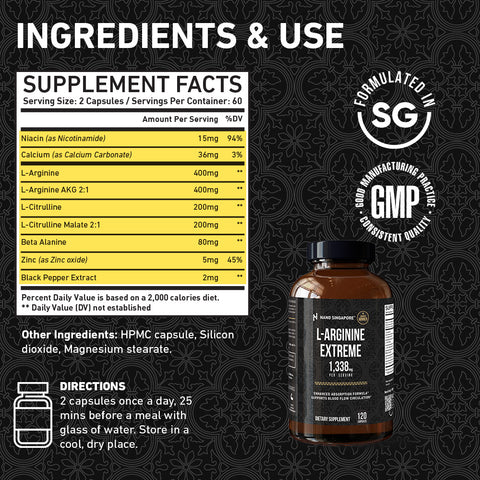 L-Arginine Extreme - 120ct