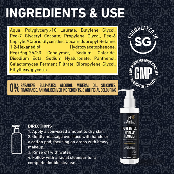 [1-FOR-1 DEALS] Pore Detox Makeup Remover - 200ml