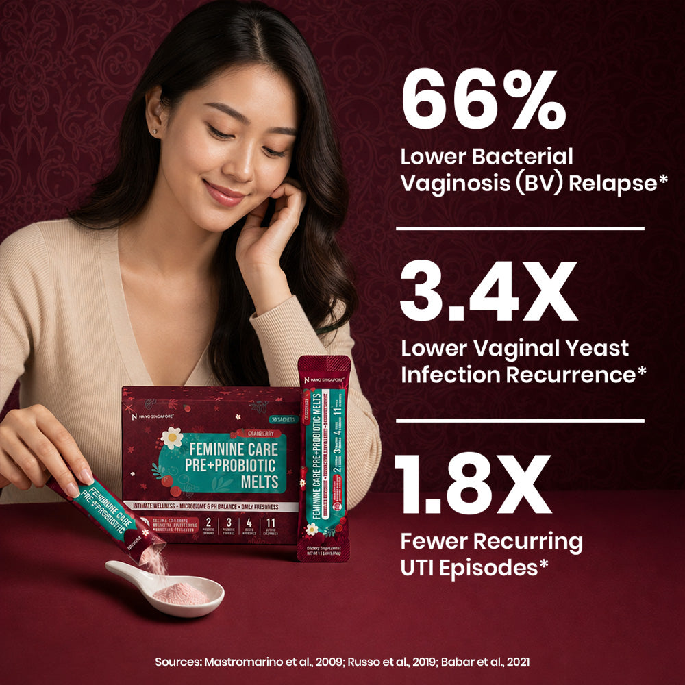 [1-FOR-1 DEALS] Feminine Care Pre+Probiotic Melts - 60 Sachets