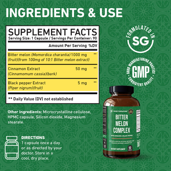 [1-FOR-1 DEALS] Bitter Melon Complex - 90ct