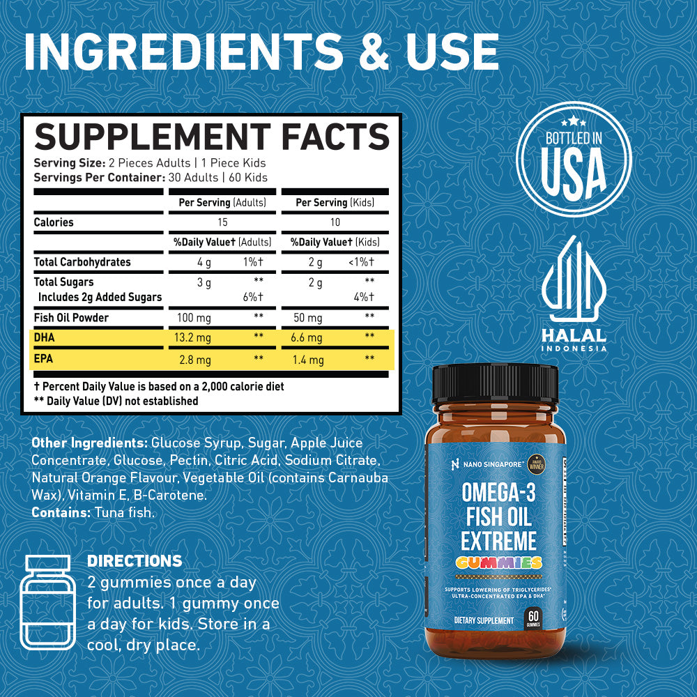 Omega-3 Fish Oil Gummies - 60ct