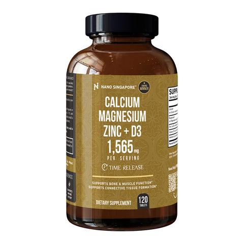 Calcium Magnesium Zinc + D3 - 120ct