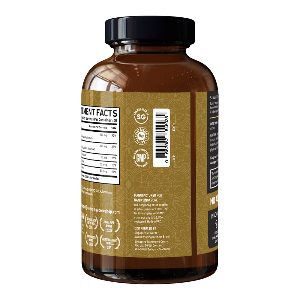Calcium Magnesium Zinc + D3 - 120ct