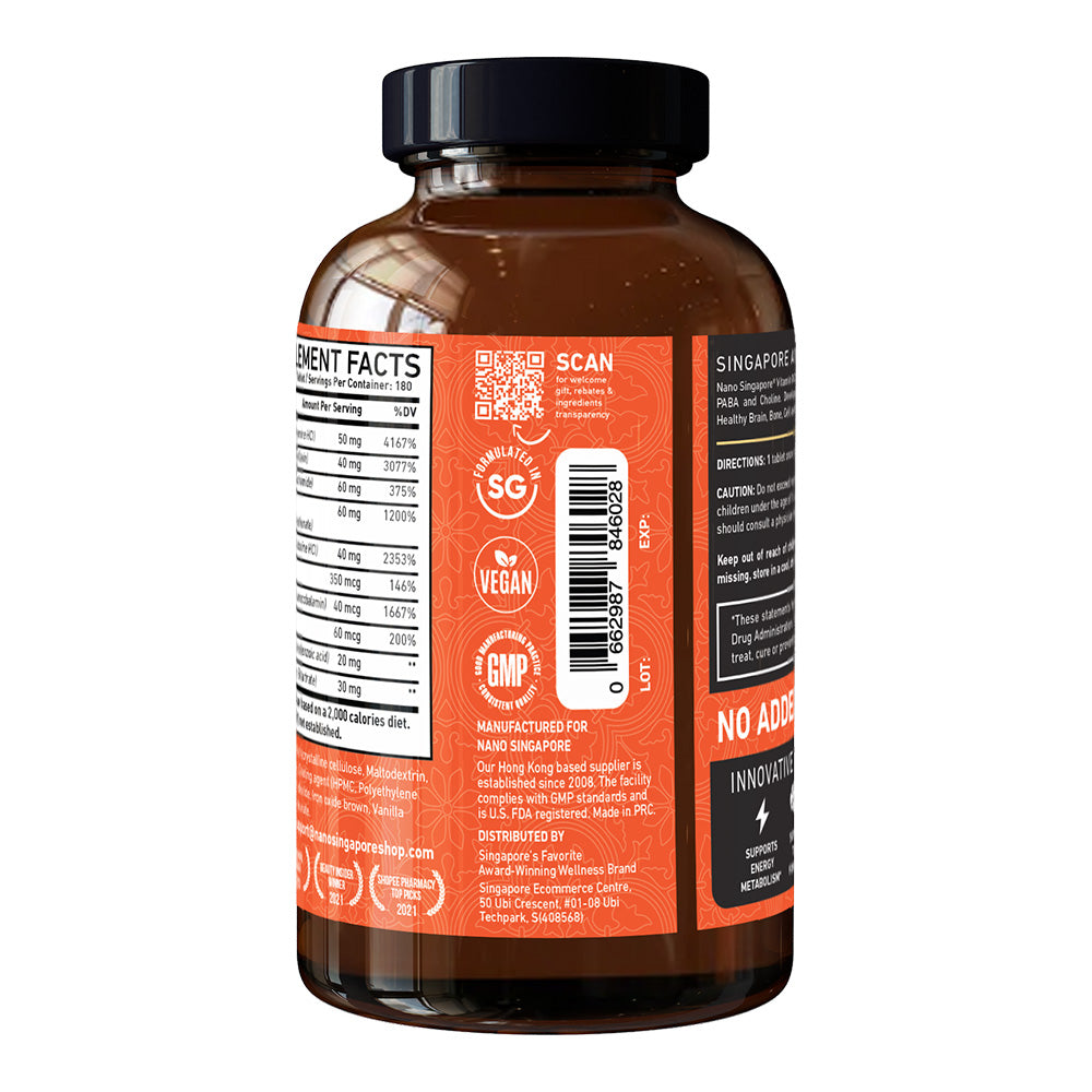 Vitamin B Complex - 180ct