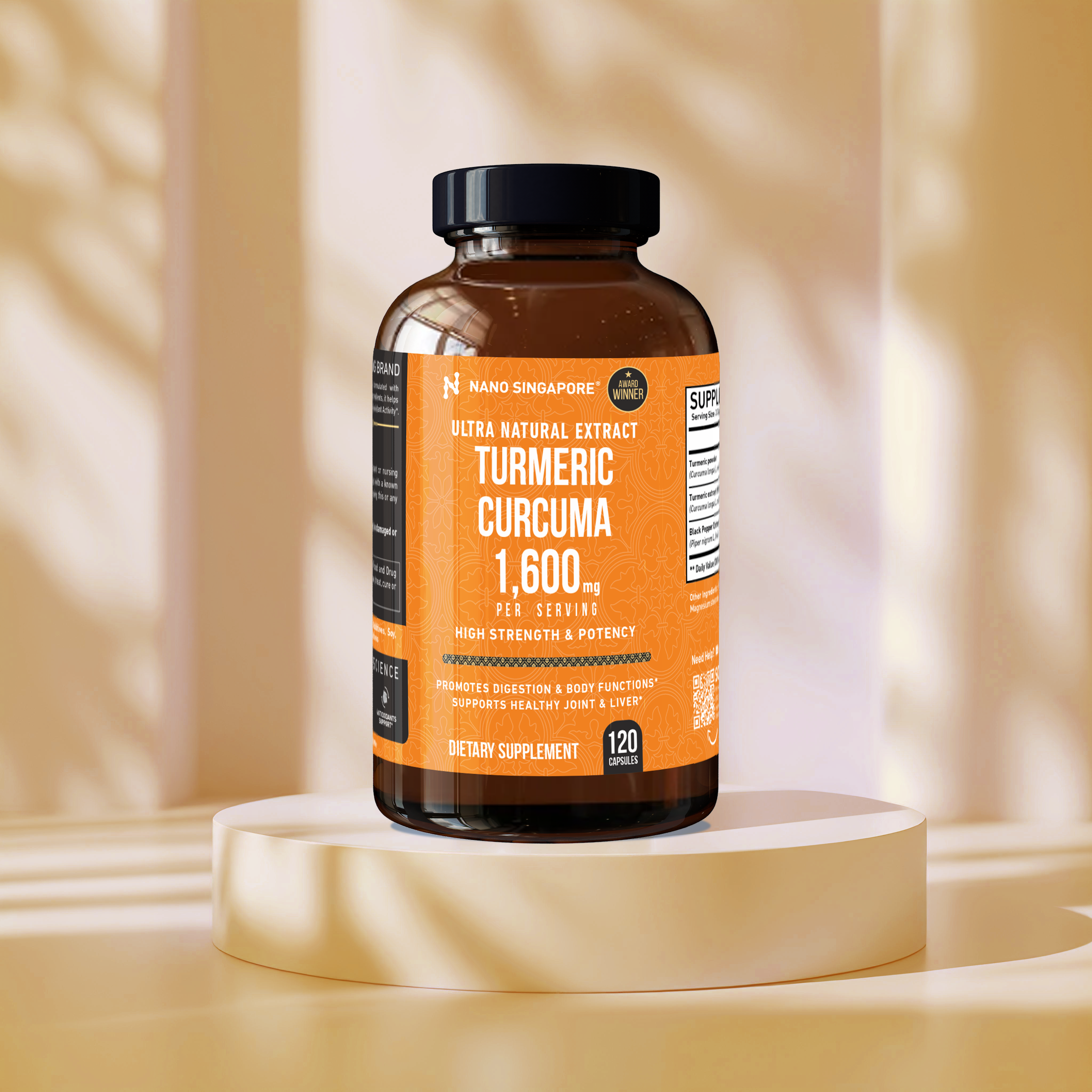 Turmeric Curcuma 1,600mg - 120ct
