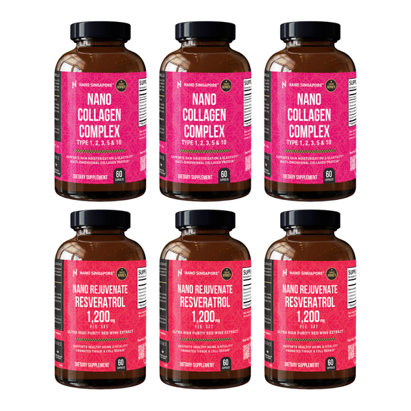 [Value Bundle] Nano Collagen + Resveratrol - Ultimate Skin Health Duo