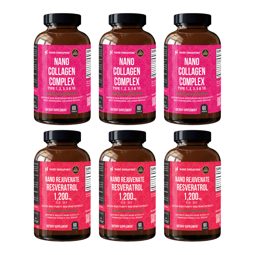[Value Bundle] Nano Collagen + Resveratrol - Ultimate Skin Health Duo