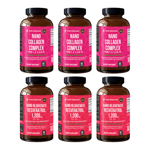 [Value Bundle] Nano Collagen + Resveratrol - Ultimate Skin Health Duo