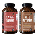 [Value Bundle] 3x CLA 95% Extreme + 3x Keto Extreme - Powerhouse Weight Management Duo - 3 Months Supply Nano Singapore